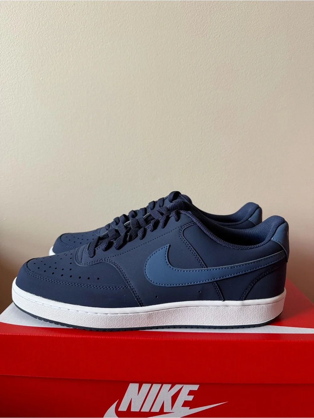 Nike Court Vision Low Midnight Navy Blue HM6193-410 Men’s Size 10